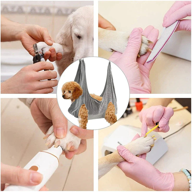 Portable Pet Grooming Hammock Harness