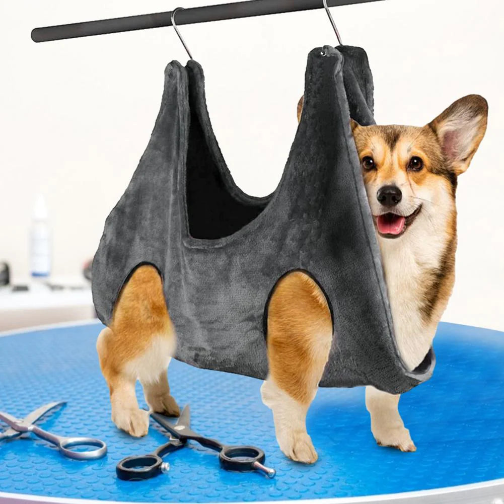 Portable Pet Grooming Hammock Harness