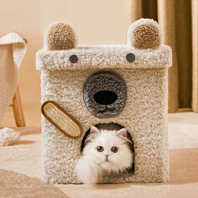 Animal Series Foldable Soft Cat Cave Cat House