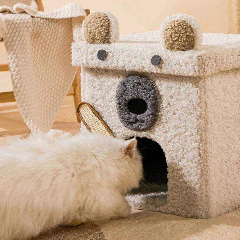 Animal Series Foldable Soft Cat Cave Cat House